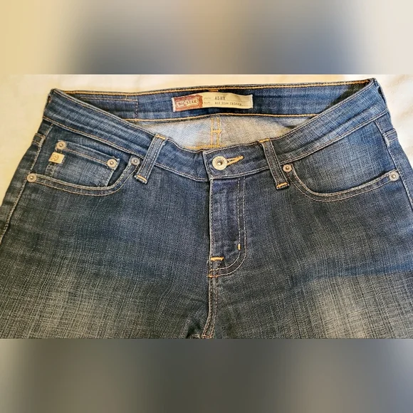 Big Star Alex Skinny Jeans Women's 27 Dark Wash Blue Stretch Denim Mid Rise Pant - Picture 6 of 13
